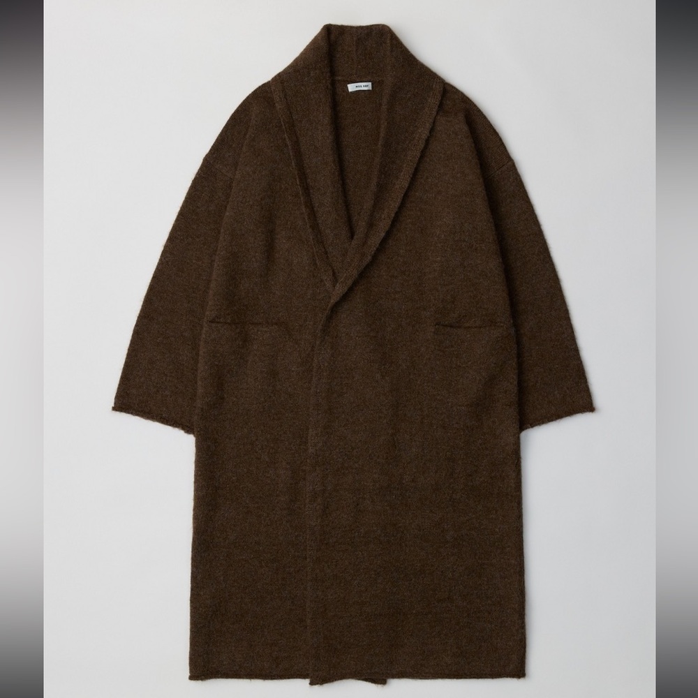 Brown Wool Blend Coat